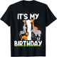 It's My 1st Birthday Zoo Jungle Safari 1 Years Old Animals T-Shirt - T-Shirt | Black