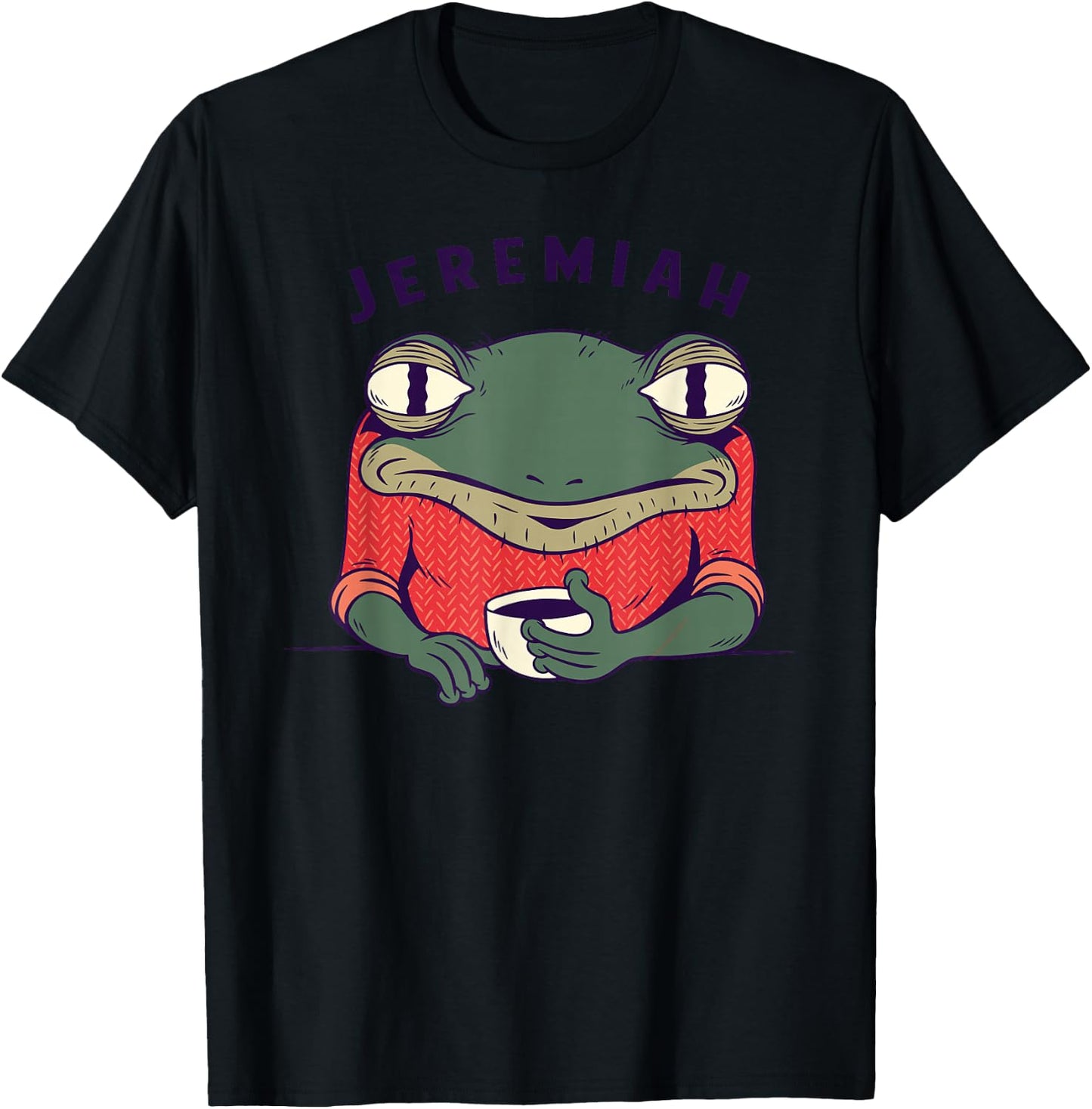 Music Lovers Funny Jeremiah The Bullfrog Retro Music T-Shirt - T-Shirt | Black