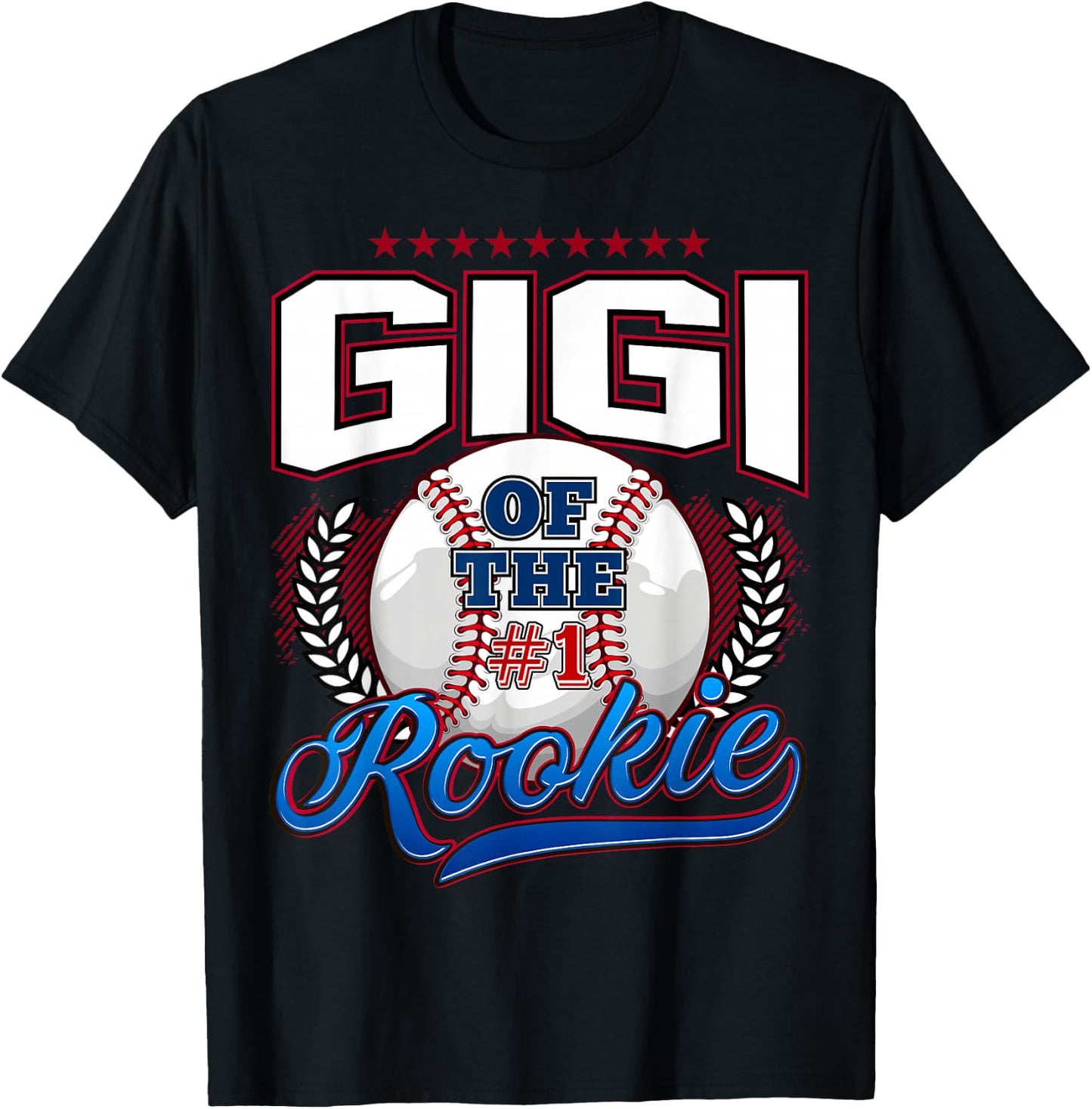 Gigi of The Rookie 1 Years Old Team Family Matching B-Day T-Shirt - T-Shirt | Black