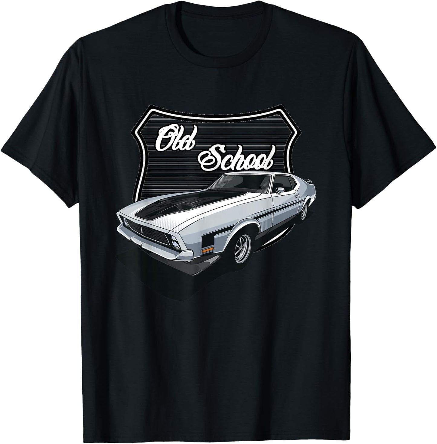 Vintage Hotrod, Men's Old School Hot Rod, Vintage Muscle Car T-Shirt - T-Shirt | Black