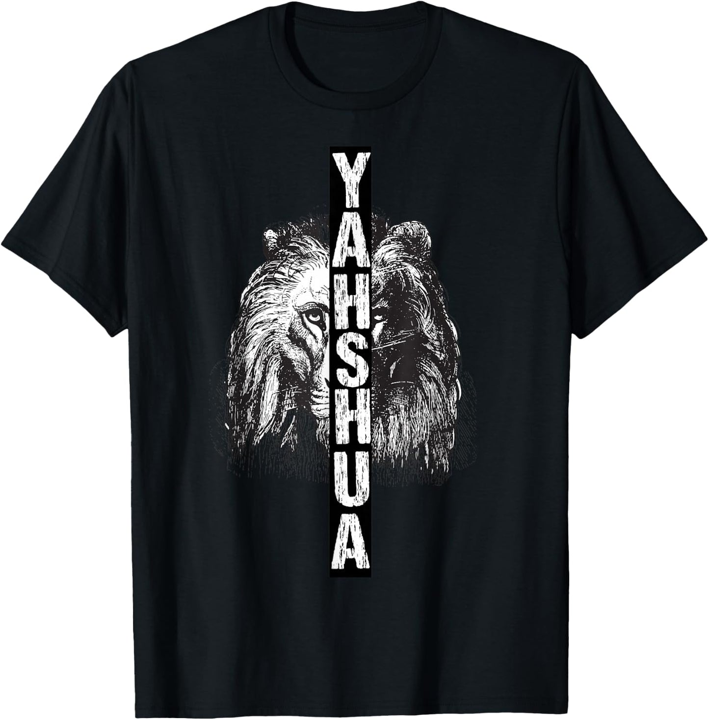 Yahshua Not Jesus - Hebrew Messiah Lion Tribe Of Judah T-Shirt - T-Shirt | Black