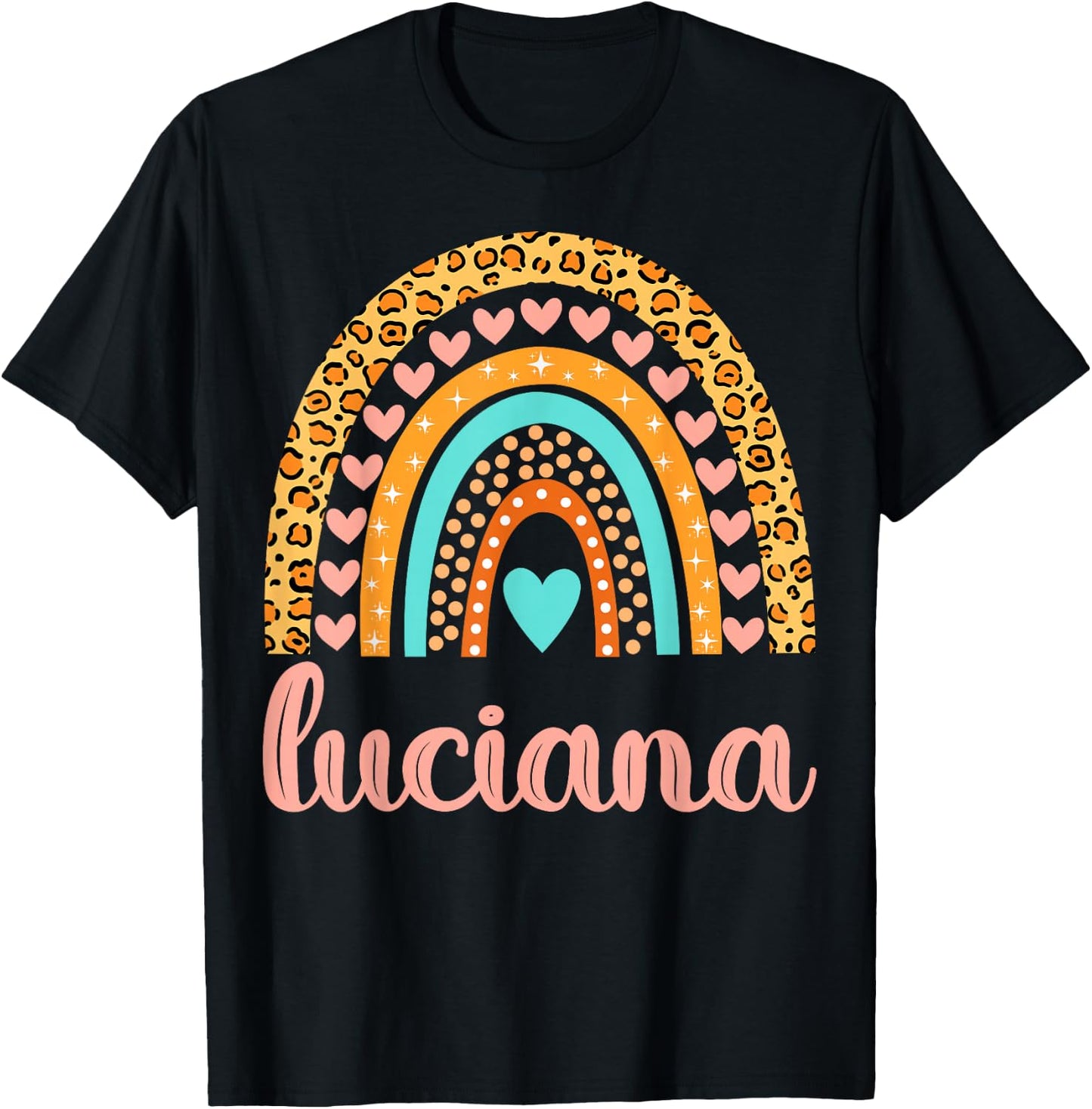 Luciana Luciana Name Birthday Shirt Gift T-Shirt - T-Shirt | Black