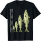 Funny Fish Measuring design for Fishing lovers T-Shirt - T-Shirt | Black