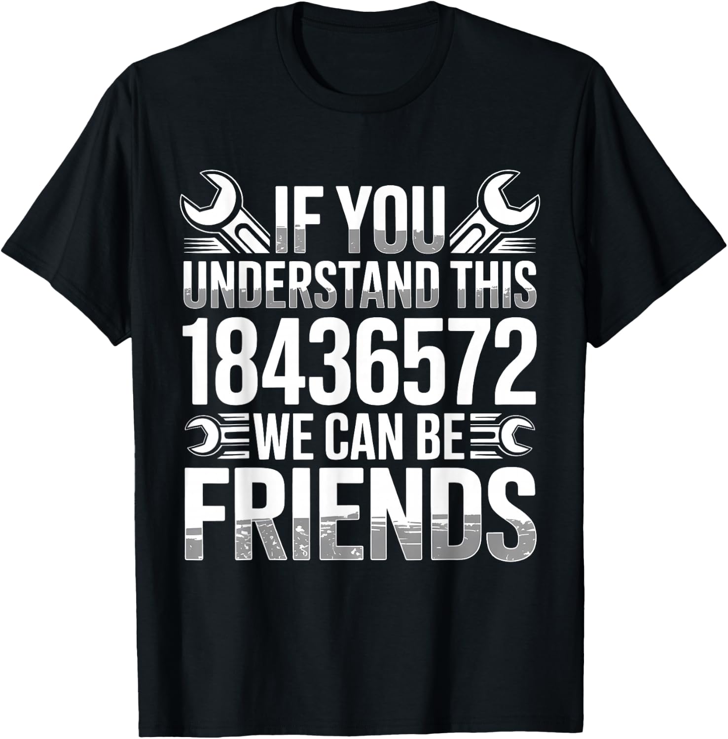 If You Understand This 18436572 We Can Be Friends Car Lover T-Shirt - T-Shirt | Black