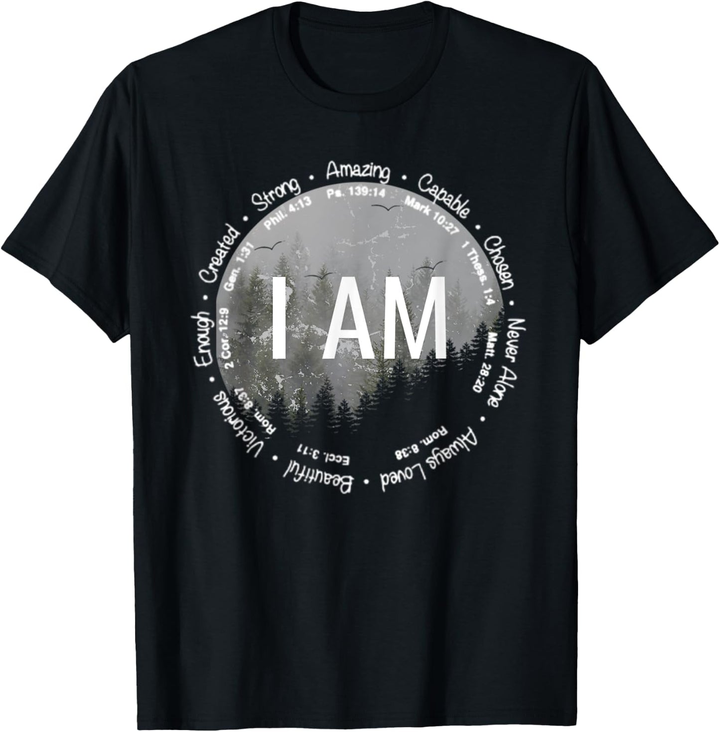 I Am A Child Of The Most High God Jesus Vintage Distressed T-Shirt - T-Shirt | Black