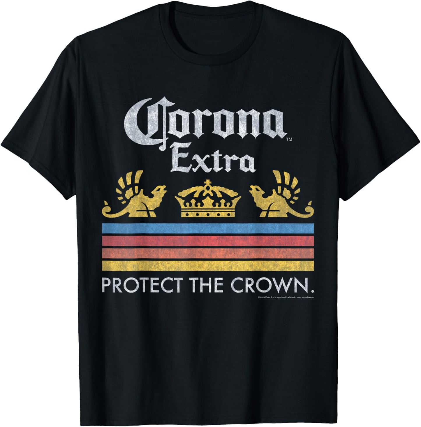 Corona Protect the Crown Graphic T-Shirt - T-Shirt | Black