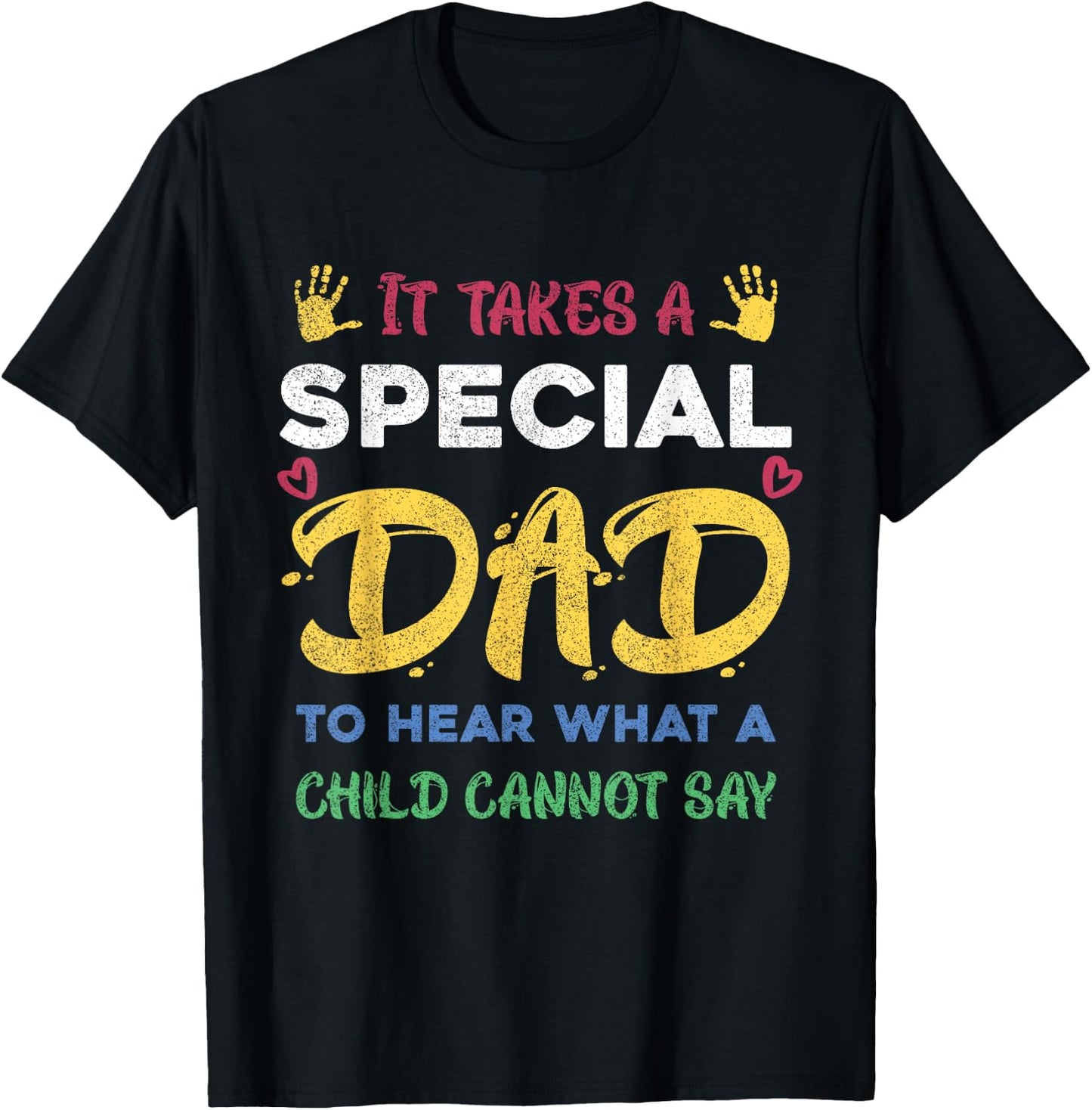 Fathers Day It Takes A Special Dad Autism Awareness T-Shirt - T-Shirt | Black