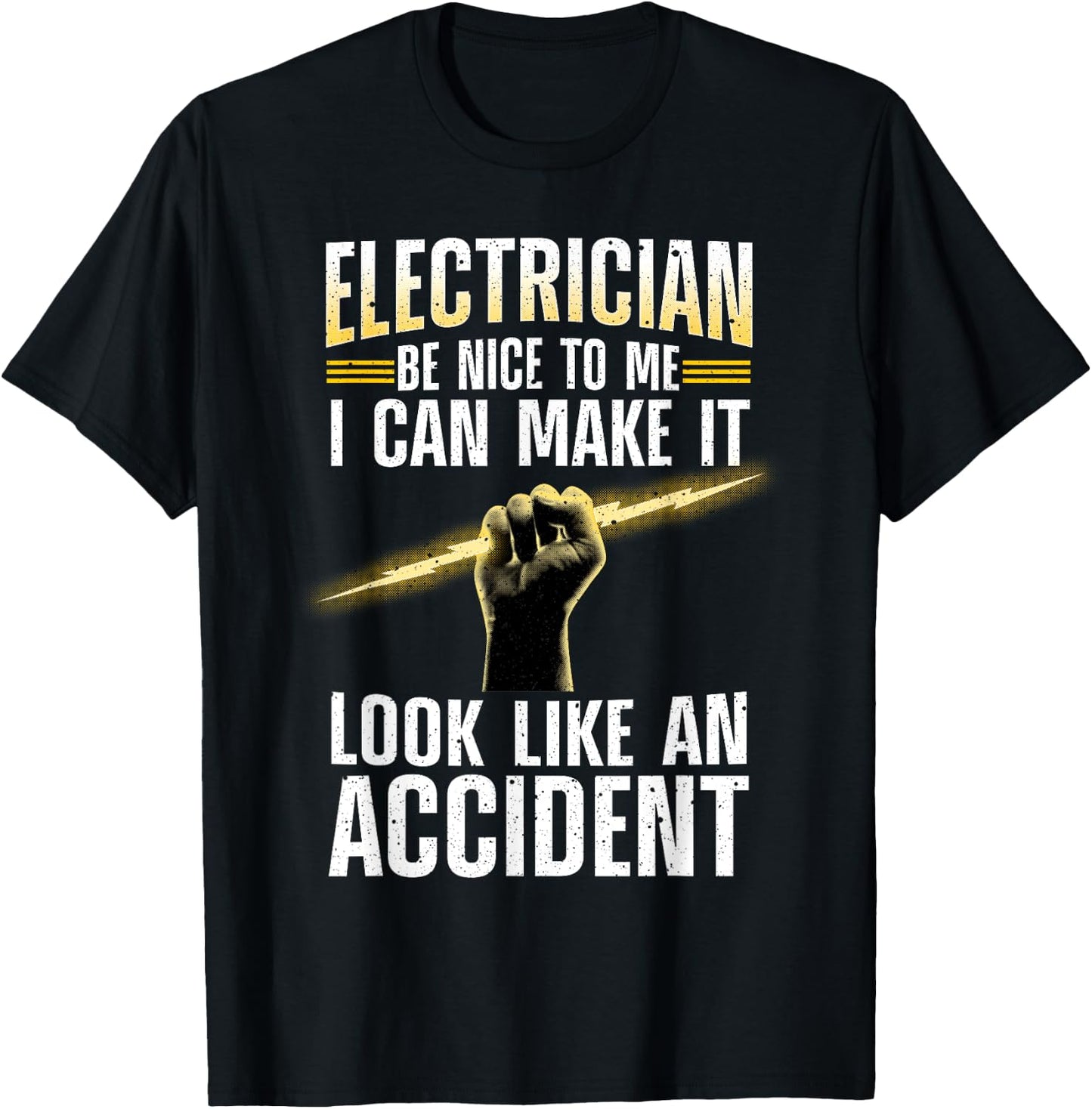 Funny Electrician Art Women Professional Electrician T-Shirt - T-Shirt | Black