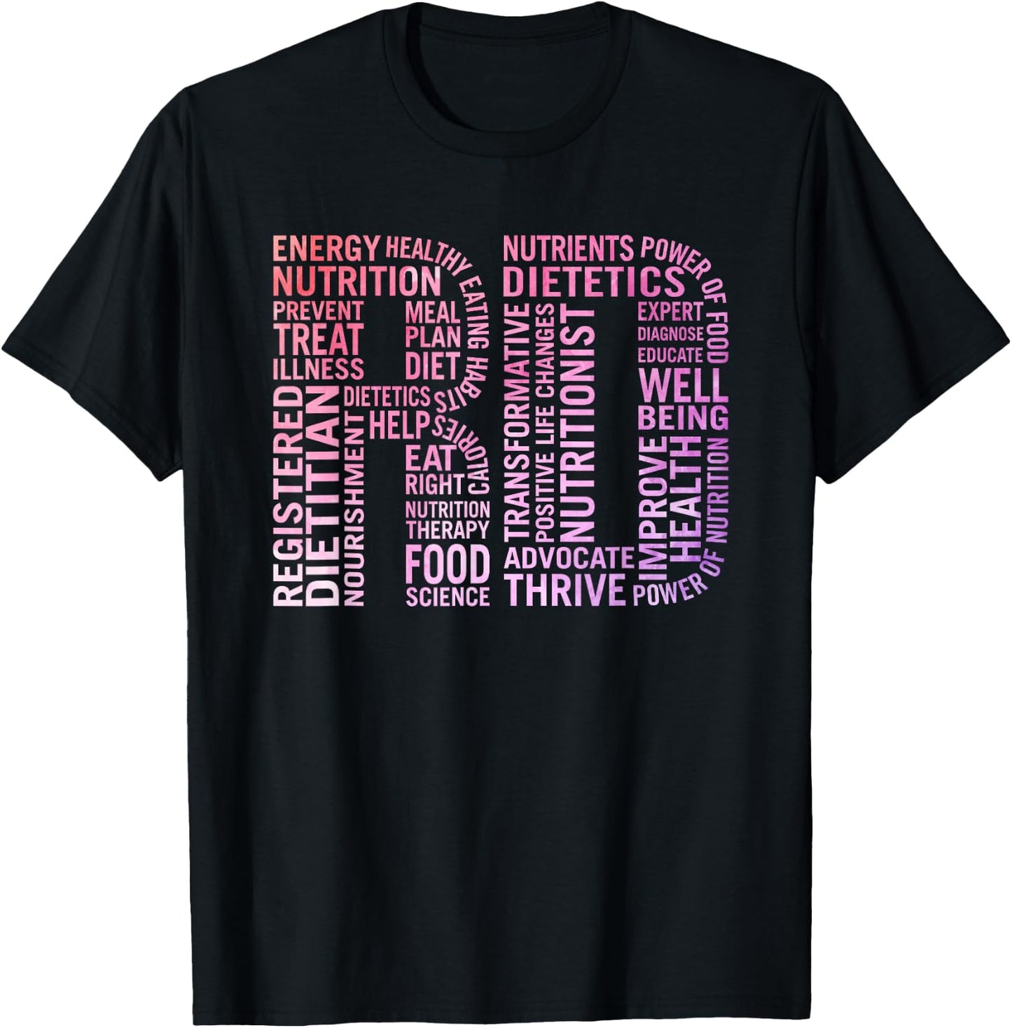 Registered Dietitian Registered Dietitian Gift T-Shirt - T-Shirt | Black