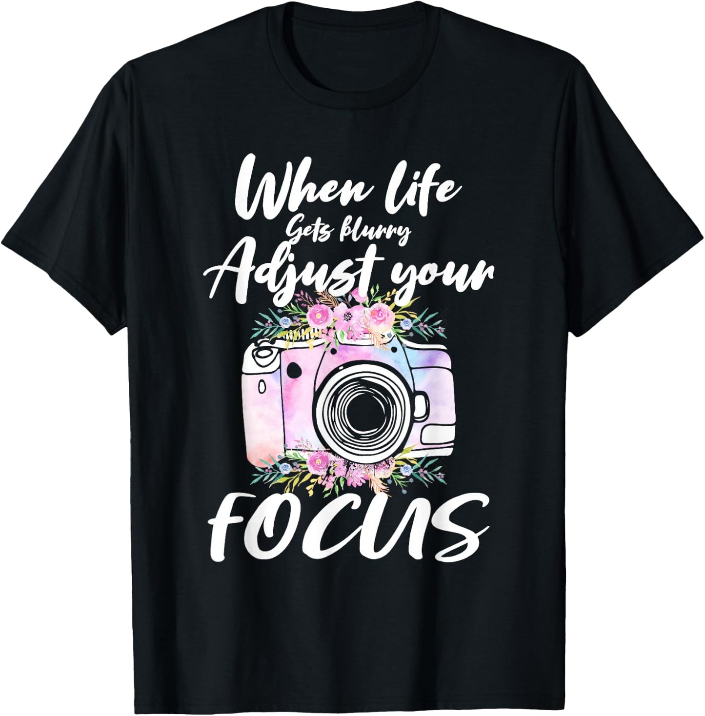 Photographer - Photography Camera T-Shirt - T-Shirt | Black