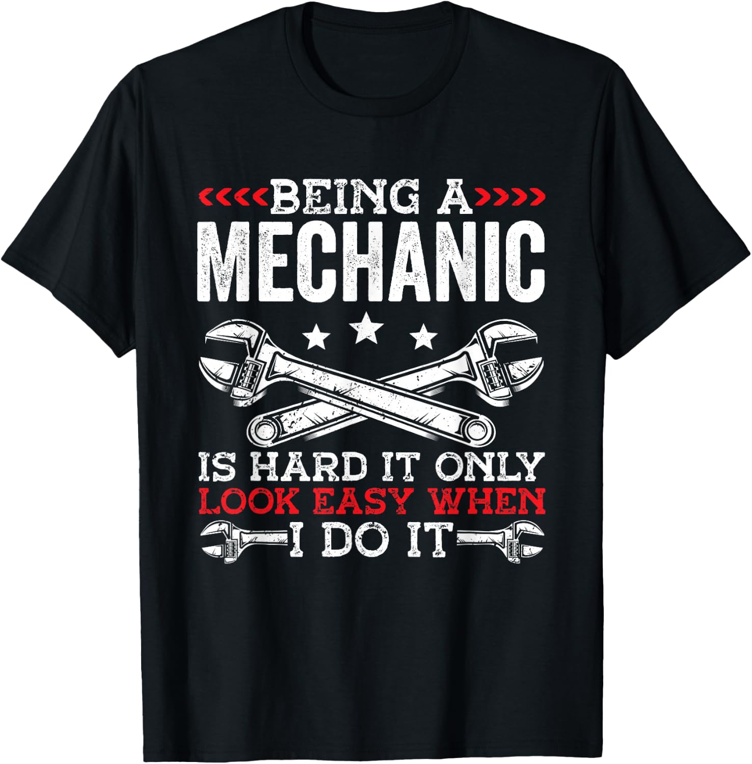 Being A Mechanic is hard Mechanic T-Shirt - T-Shirt | Black
