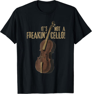 Double Bass Funny Jazz Instruments Music T-Shirt - T-Shirt | Black