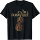 Double Bass Funny Jazz Instruments Music T-Shirt - T-Shirt | Black