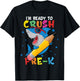 I'm Ready To Crush pre-k Shark Back to School for boy T-Shirt - T-Shirt | Black