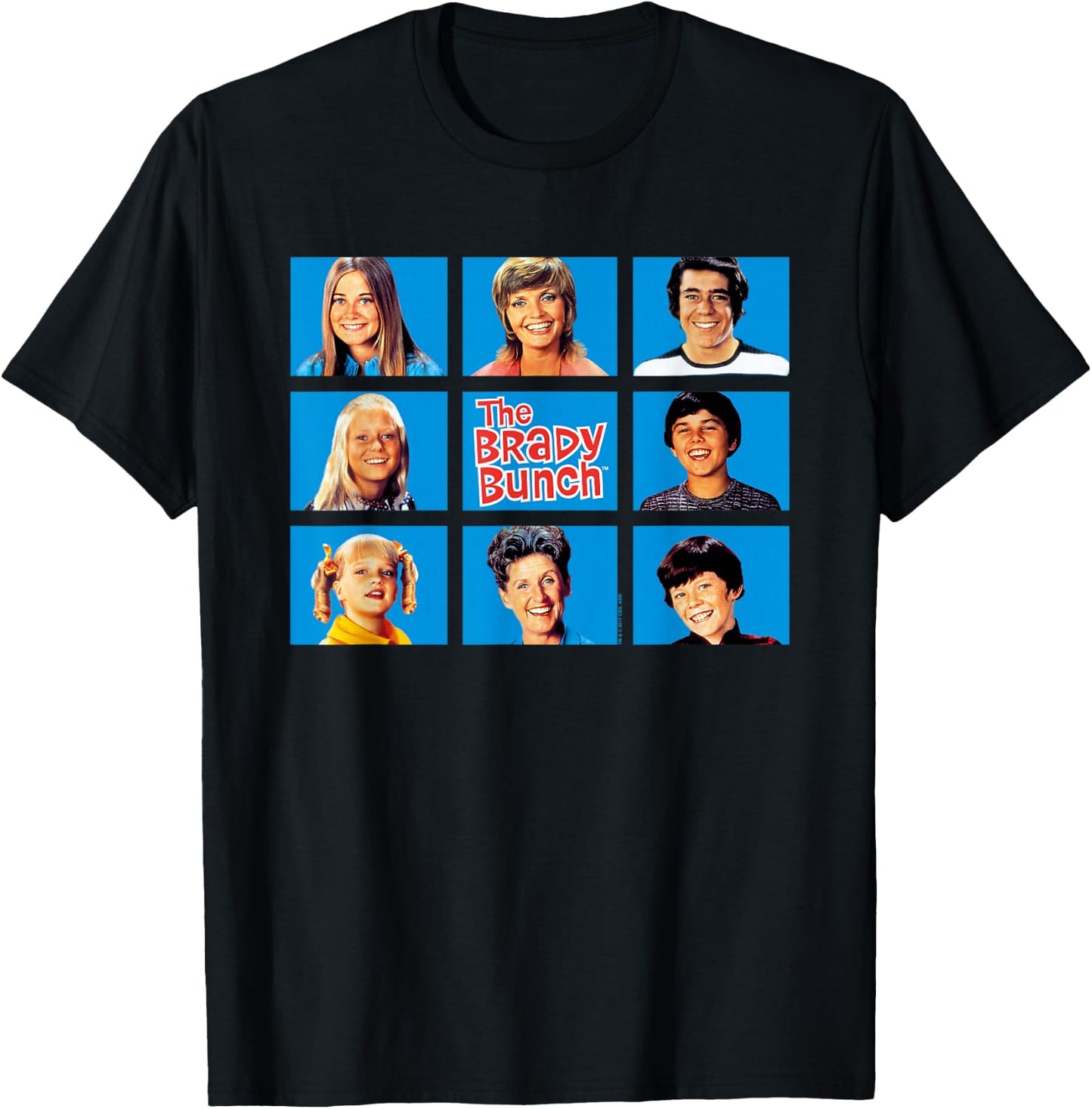 Brady Bunch Framed T-Shirt - T-Shirt | Black