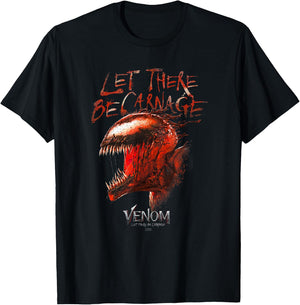 Marvel Venom: Let There Be Carnage Red Carnage Roar T-Shirt - T-Shirt | Black