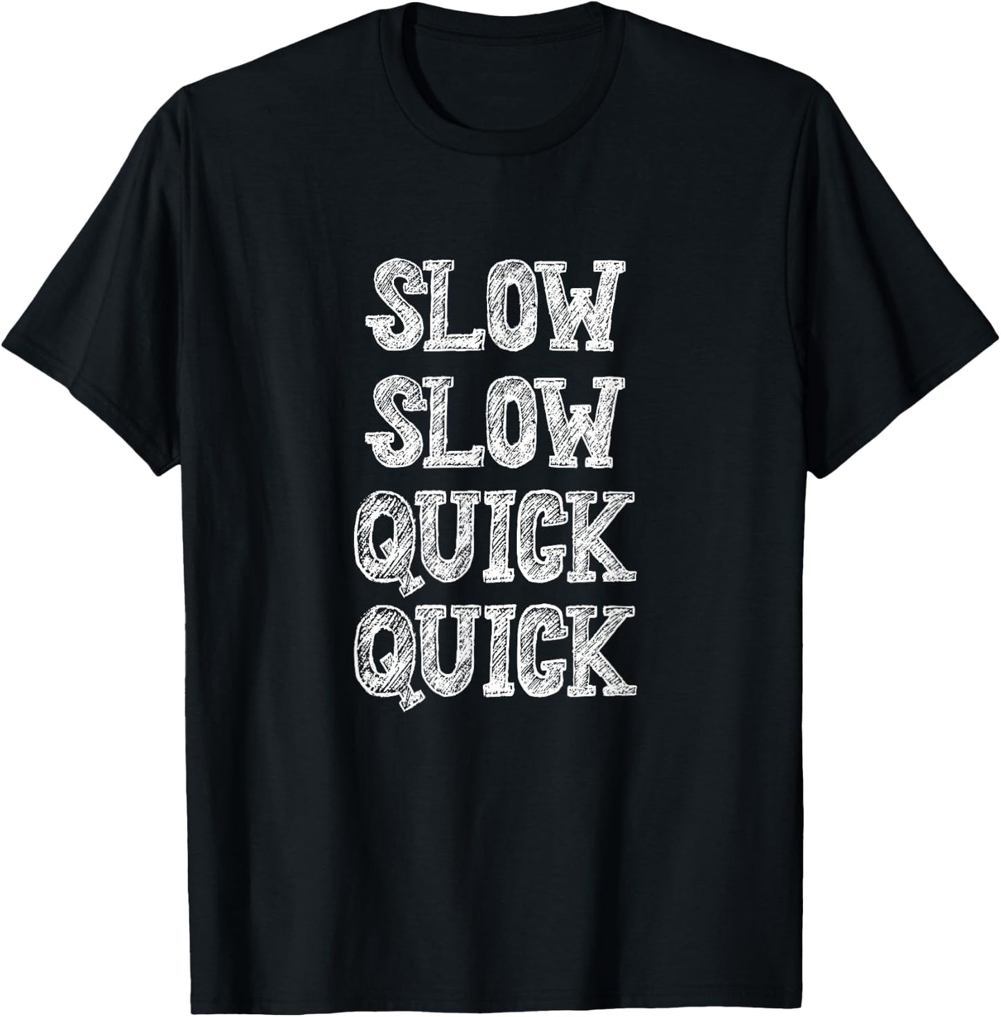 Ballroom Dancing Slow Quick Funny Saying Humor T-Shirt - T-Shirt | Black
