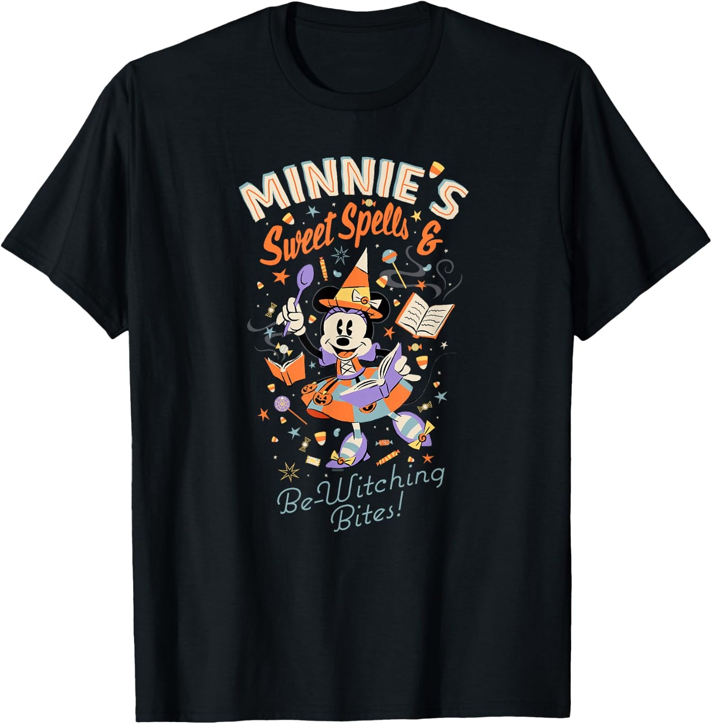 Disney Minnie’s Sweet Spells & Be-Witching Bites Halloween T-Shirt - T-Shirt | Black
