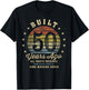 Built 50 Years Ago - All Parts Original Gifts 50th Birthday T-Shirt - T-Shirt | Black