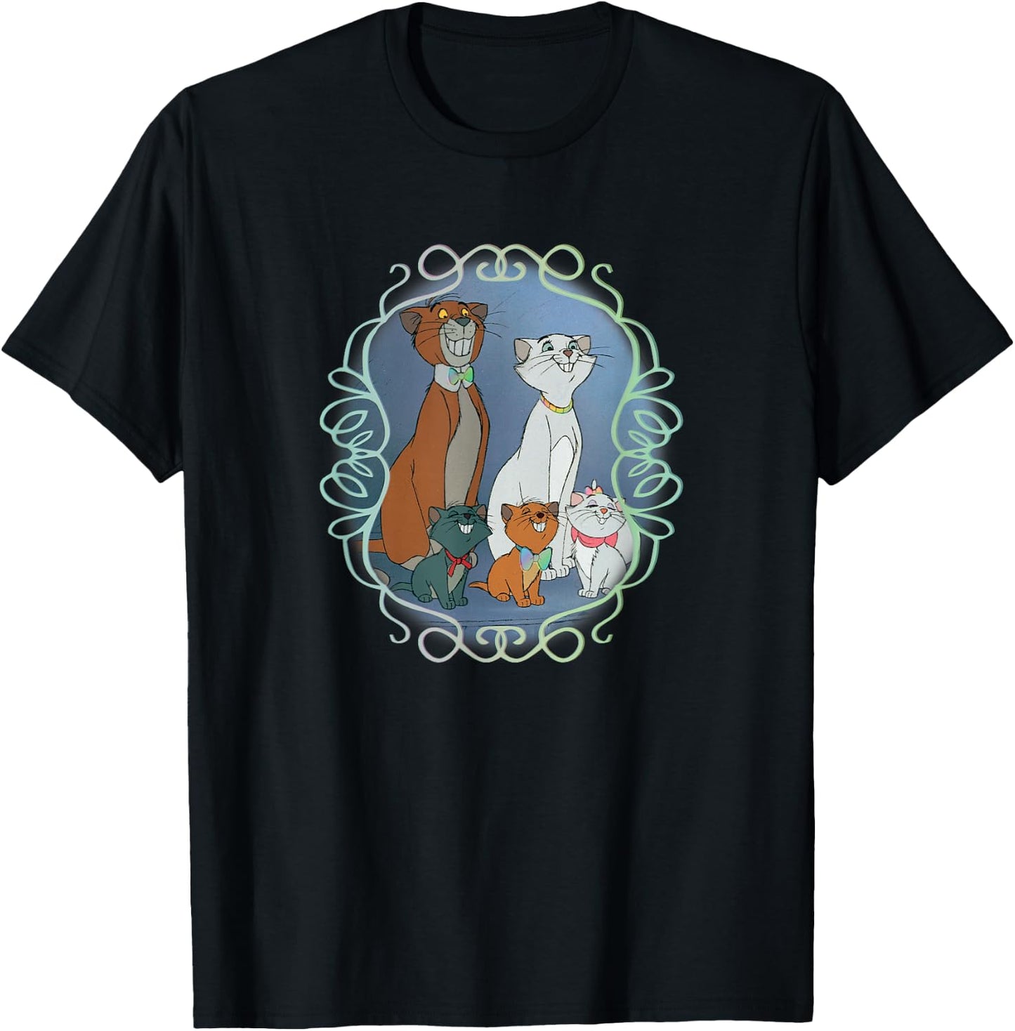 Disney - Aristocats Scroll T-Shirt - T-Shirt | Black