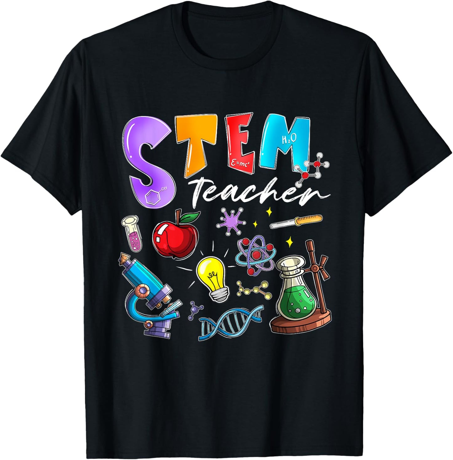 Steminist STEM Teacher Science Technology Engineering Math T-Shirt - T-Shirt | Black