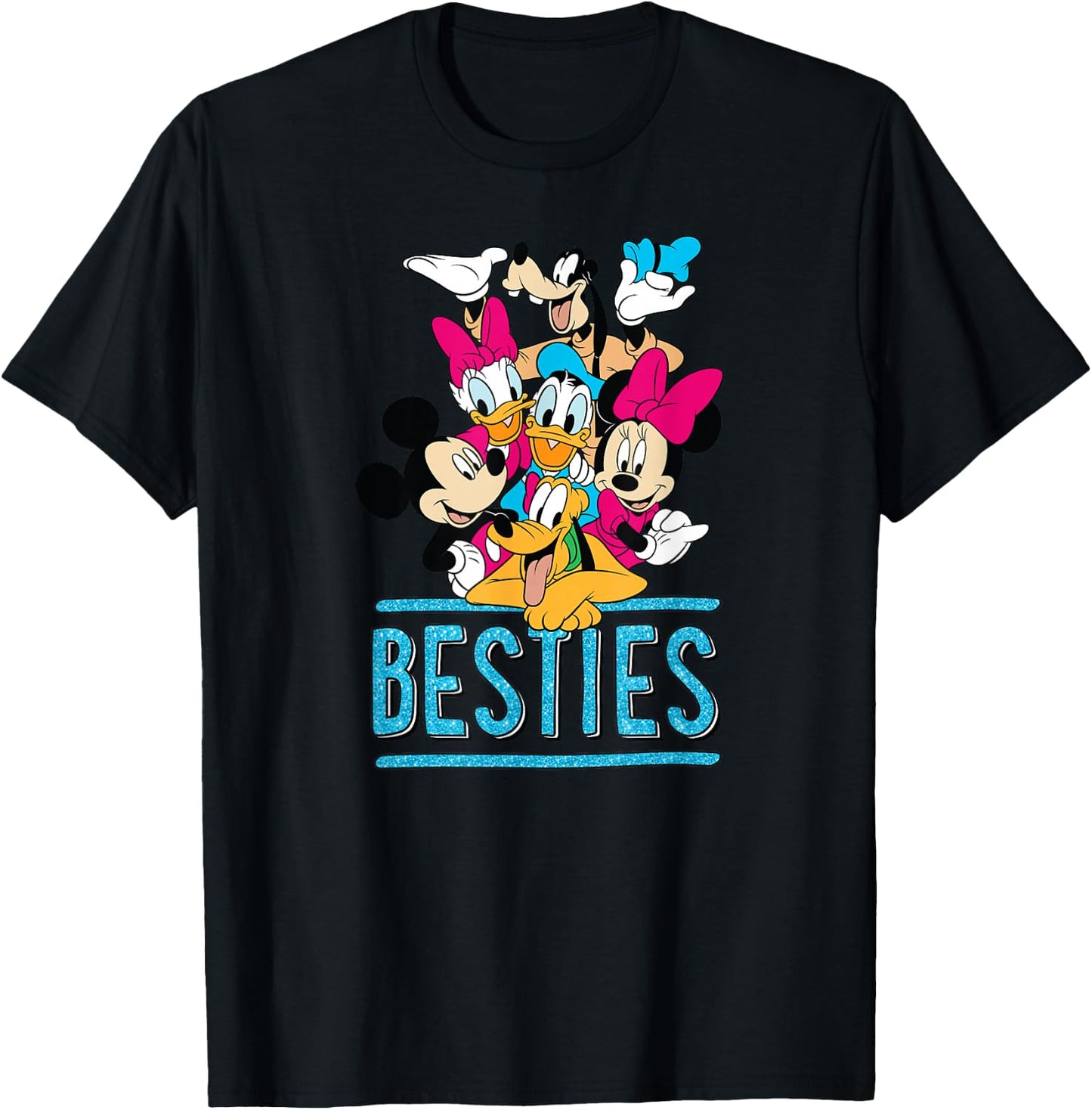 Disney - Mickey and Friends Besties T-Shirt - T-Shirt | Black