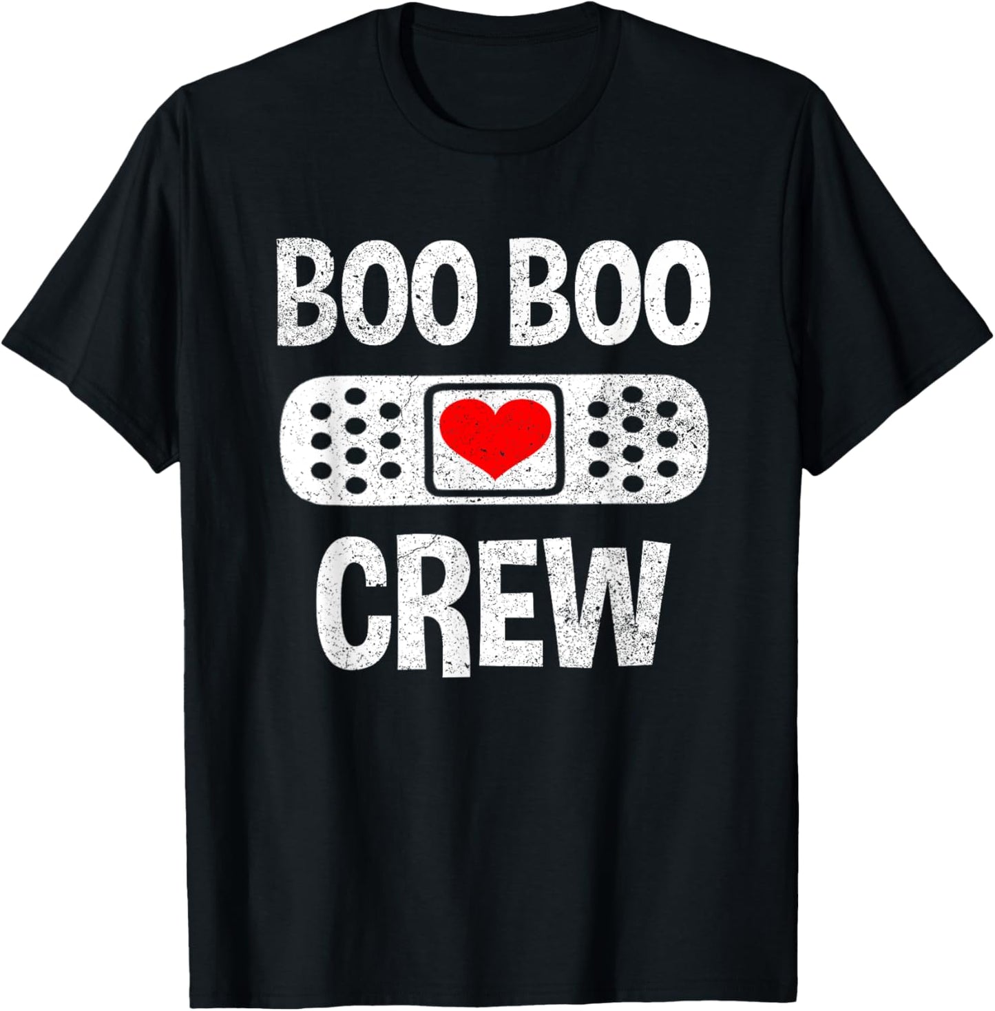Funny Nurse Ghost Boo Crew Halloween Costume Girls T-Shirt - T-Shirt | Black