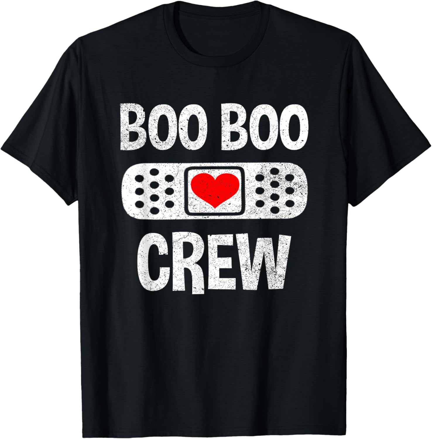 Funny Nurse Ghost Boo Crew Halloween Costume Girls T-Shirt - T-Shirt | Black