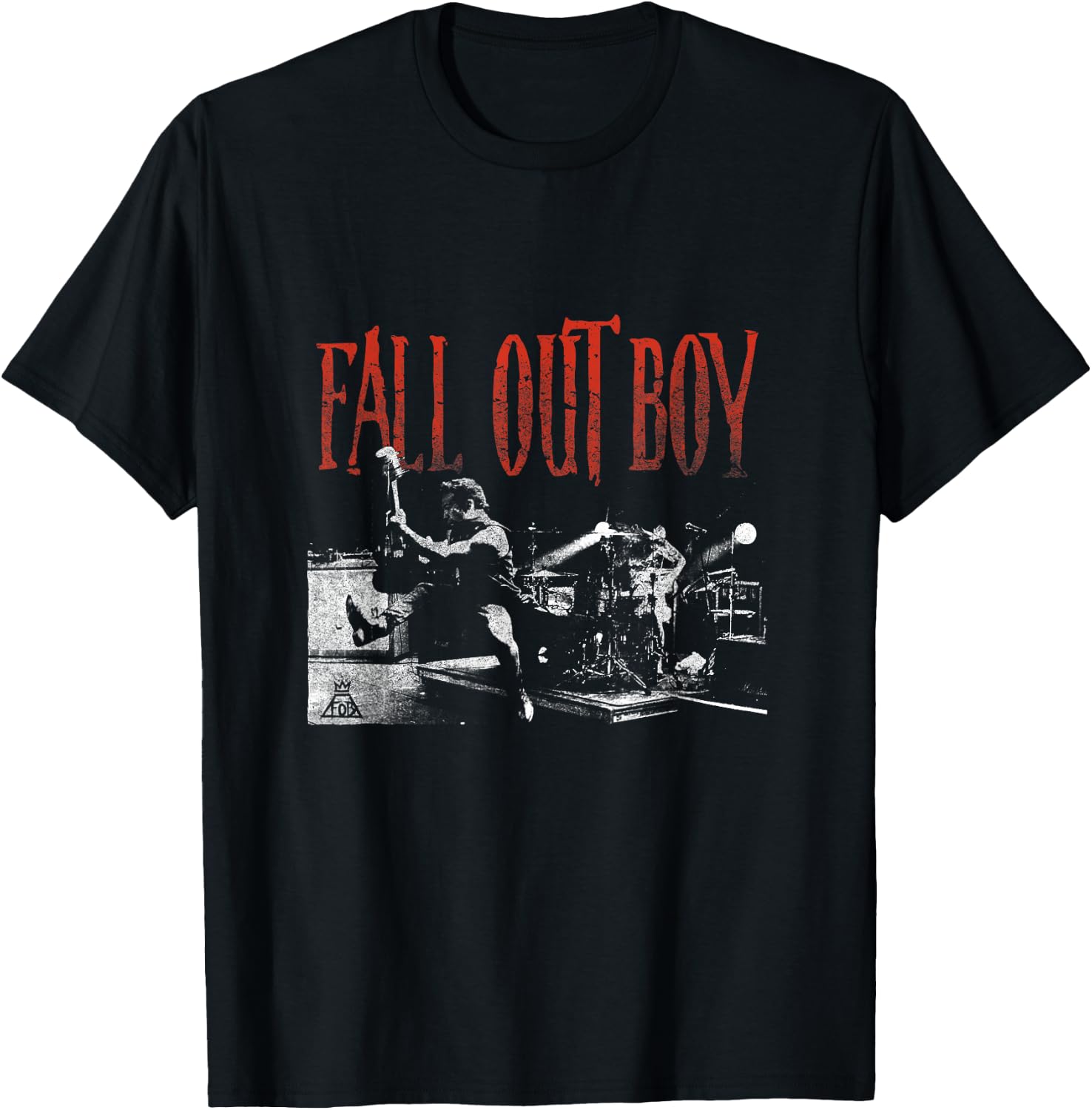 Fall Out Boy - Live Photo T-Shirt - T-Shirt | Black