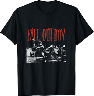 Fall Out Boy - Live Photo T-Shirt - T-Shirt | Black
