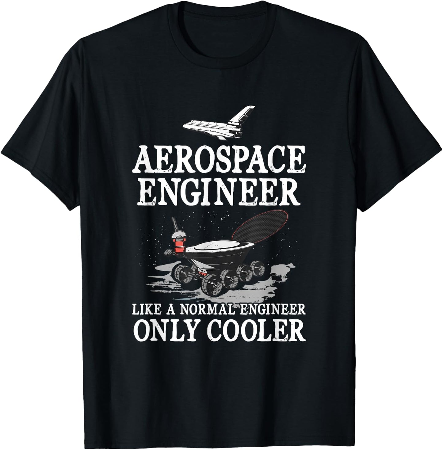 Aerospace Engineer Outfits Aerospace Engineering - Men's Black Short Sleeve - Small T-Shirt - T-Shirt | Black