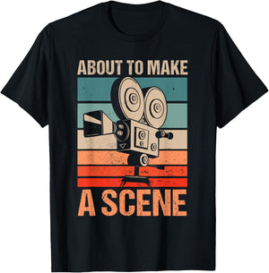 Short Film Writer Movie Maker Cinematographer Editor T-Shirt - T-Shirt | Black
