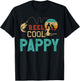 Reel Cool Pappy vintage funny fishing rod gifts for Pappy T-Shirt - T-Shirt | Black