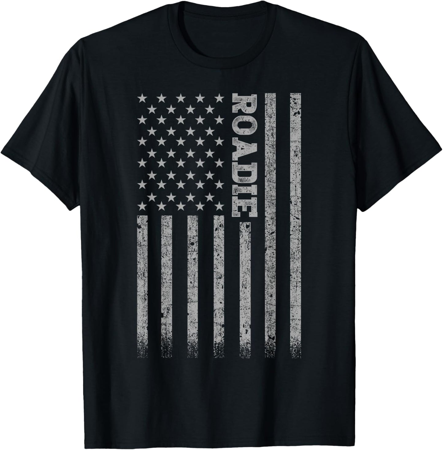 Roadie American Flag T-Shirt - T-Shirt | Black
