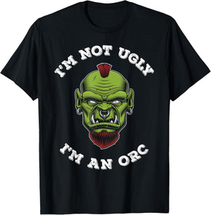 Ork Gift Ugly Orc T-Shirt - T-Shirt | Black