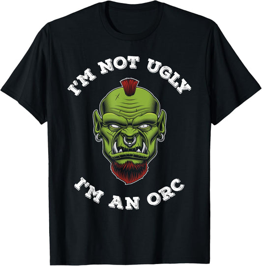 Ork Gift Ugly Orc T-Shirt - T-Shirt | Black