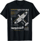 Spitfire Mk.1 | RAF British WWII Supermarine Fighter Plane Small T-Shirt - T-Shirt | Black