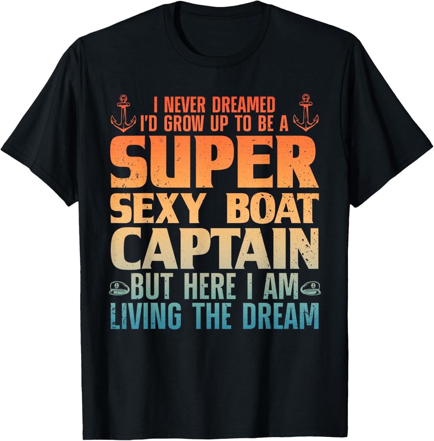 Cool Boat Captain Women Sail Pontoon Boating Boater T-Shirt - T-Shirt | Black