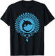 Thresher Shark Polynesian Tribal Tattoo T-Shirt - T-Shirt | Black