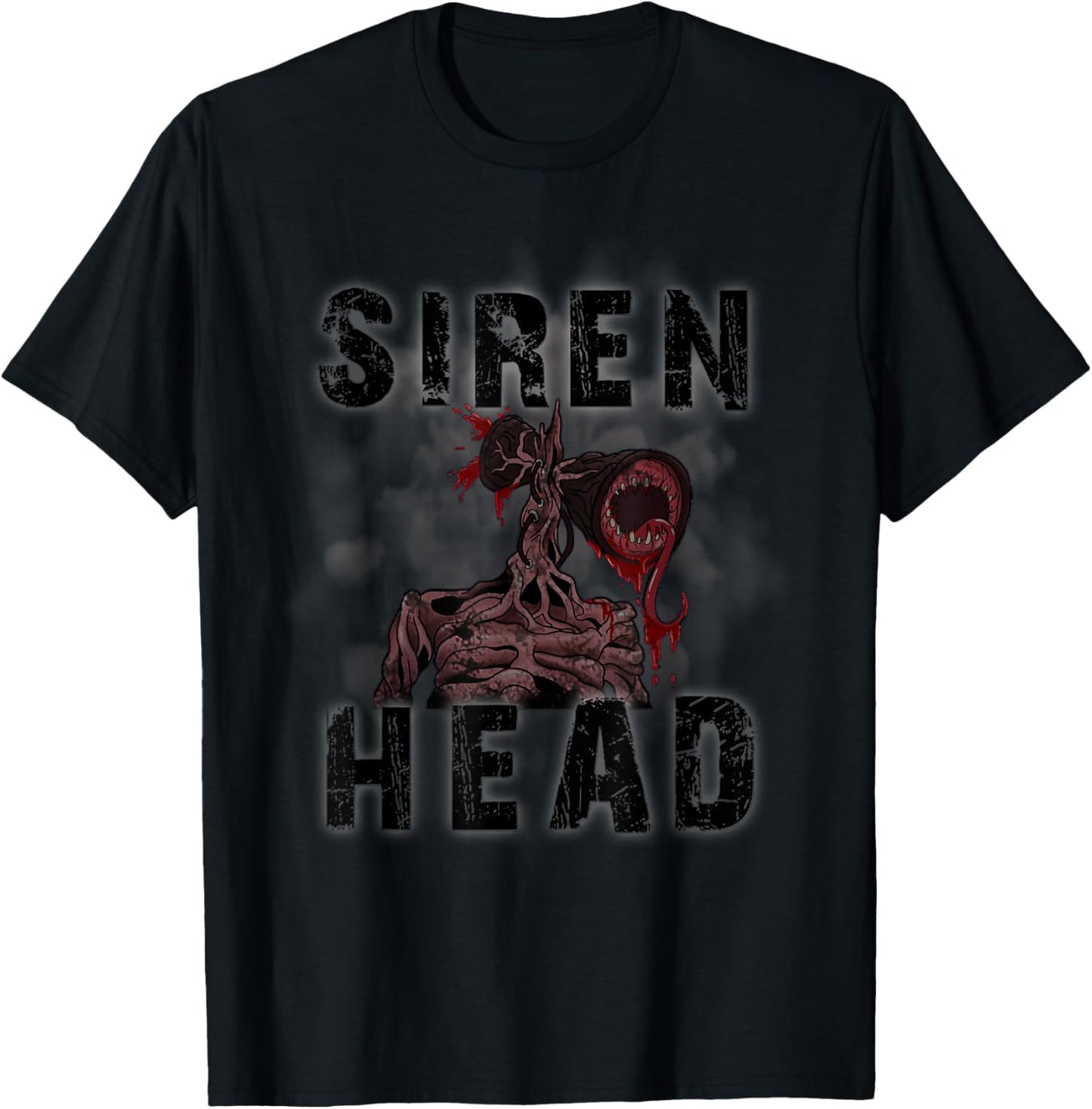 Siren head, Sirenhead we all love to escape from Siren head T-Shirt - T-Shirt | Black