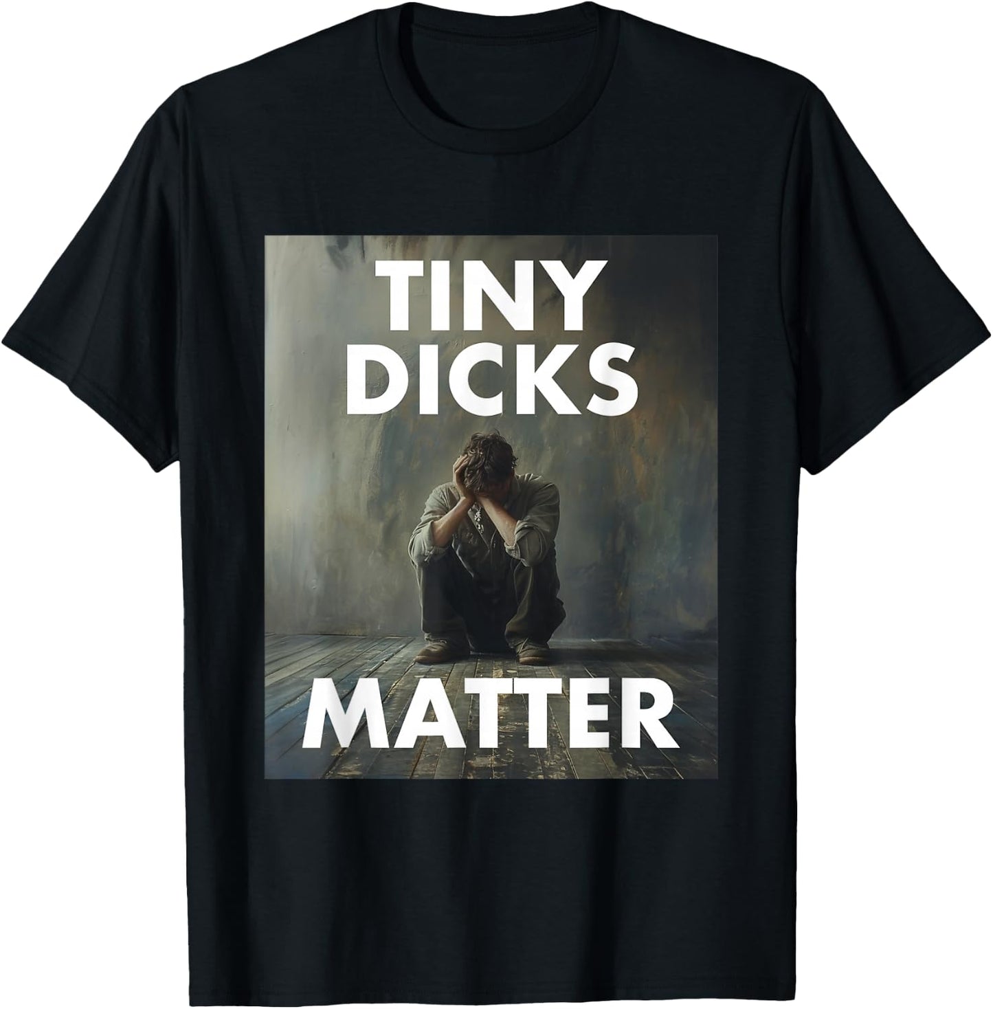 Tiny Dicks Matter Funny Bachelor Party Rude Bachelor Party T-Shirt - T-Shirt | Black