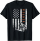 Welder American Flag Design Welding T-Shirt - T-Shirt | Black
