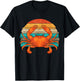 Retro Seafood Crab Lover Crabbing Sea Animal Crab T-Shirt - T-Shirt | Black
