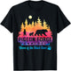 Pigeon Forge Tennessee Bear Great Smoky Mountains Tie Dye T-Shirt - T-Shirt | Black