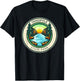 Ohiopyle State Park Pennsylvania Vintage Badge T-Shirt - T-Shirt | Black