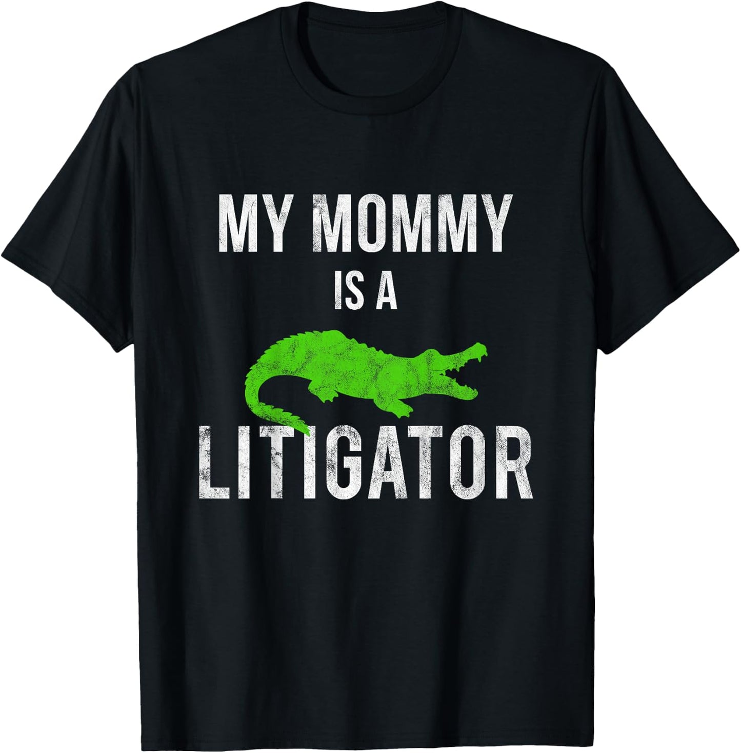 My Mommy Is a Litigator Lawyer Moms Mothers Kids T-Shirt - T-Shirt | Black
