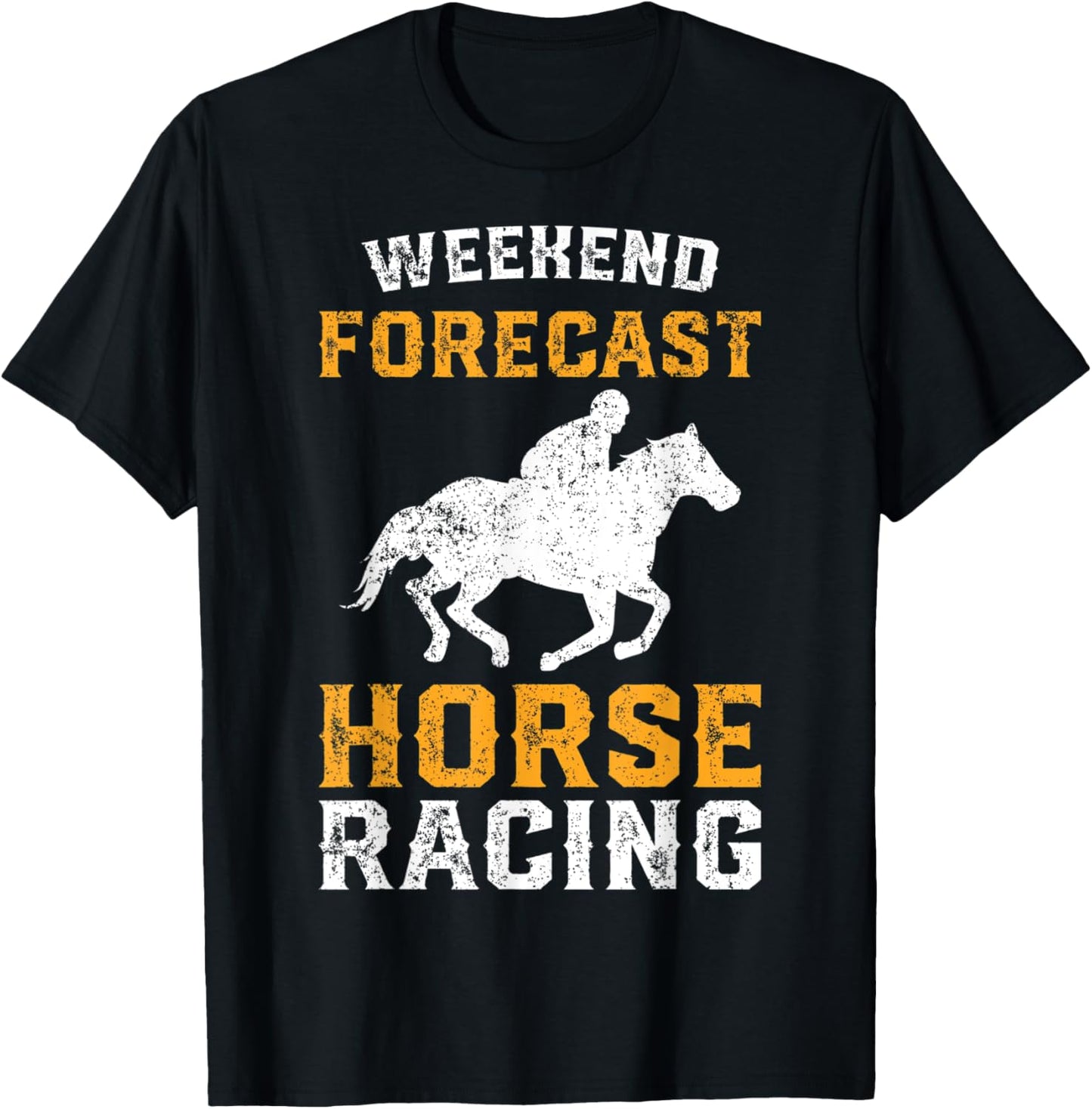 Horse Racing T-Shirt - T-Shirt | Black
