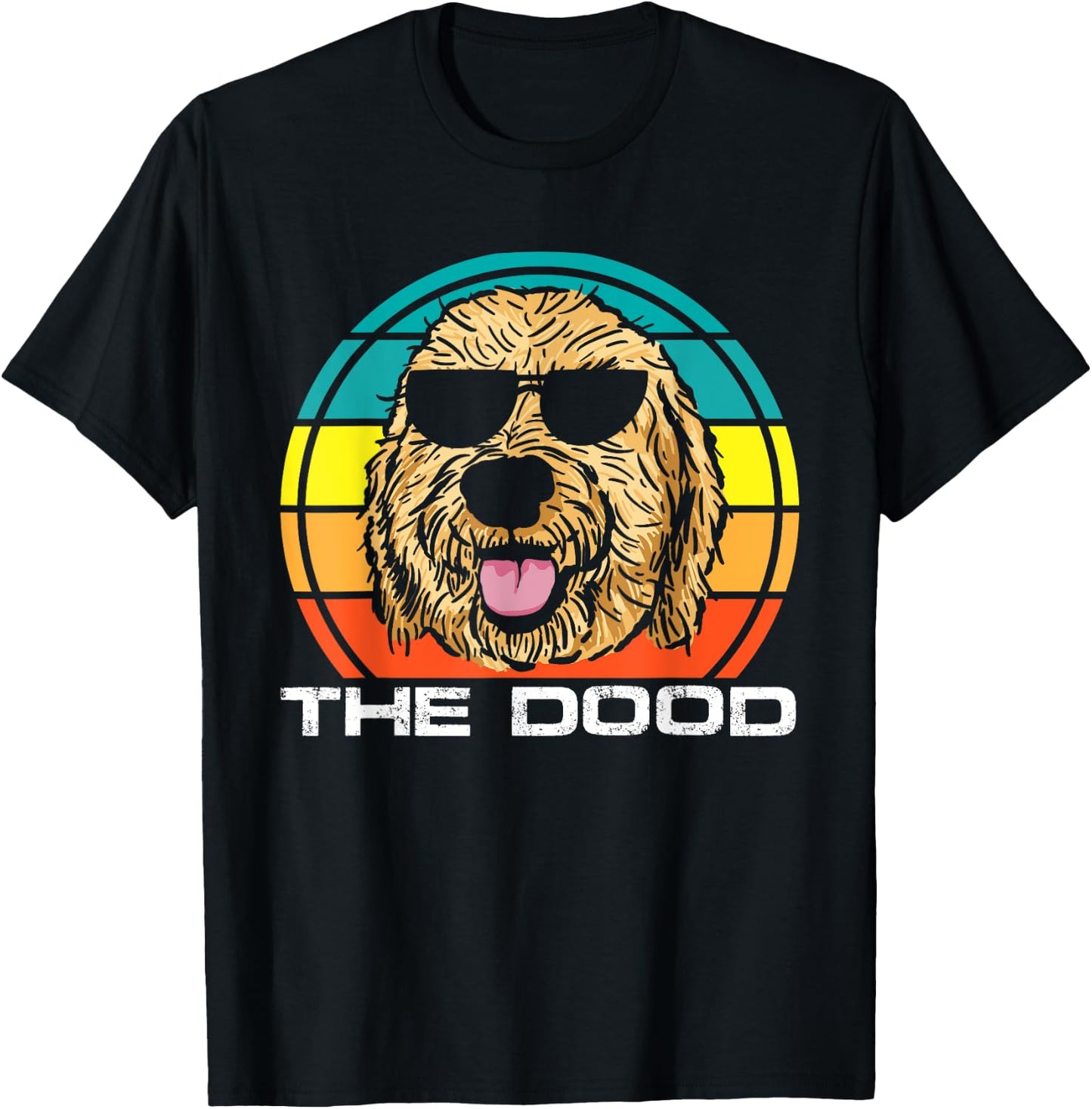 The Dood | Vintage Goldendoodle Dog Owner Women T-Shirt - T-Shirt | Black