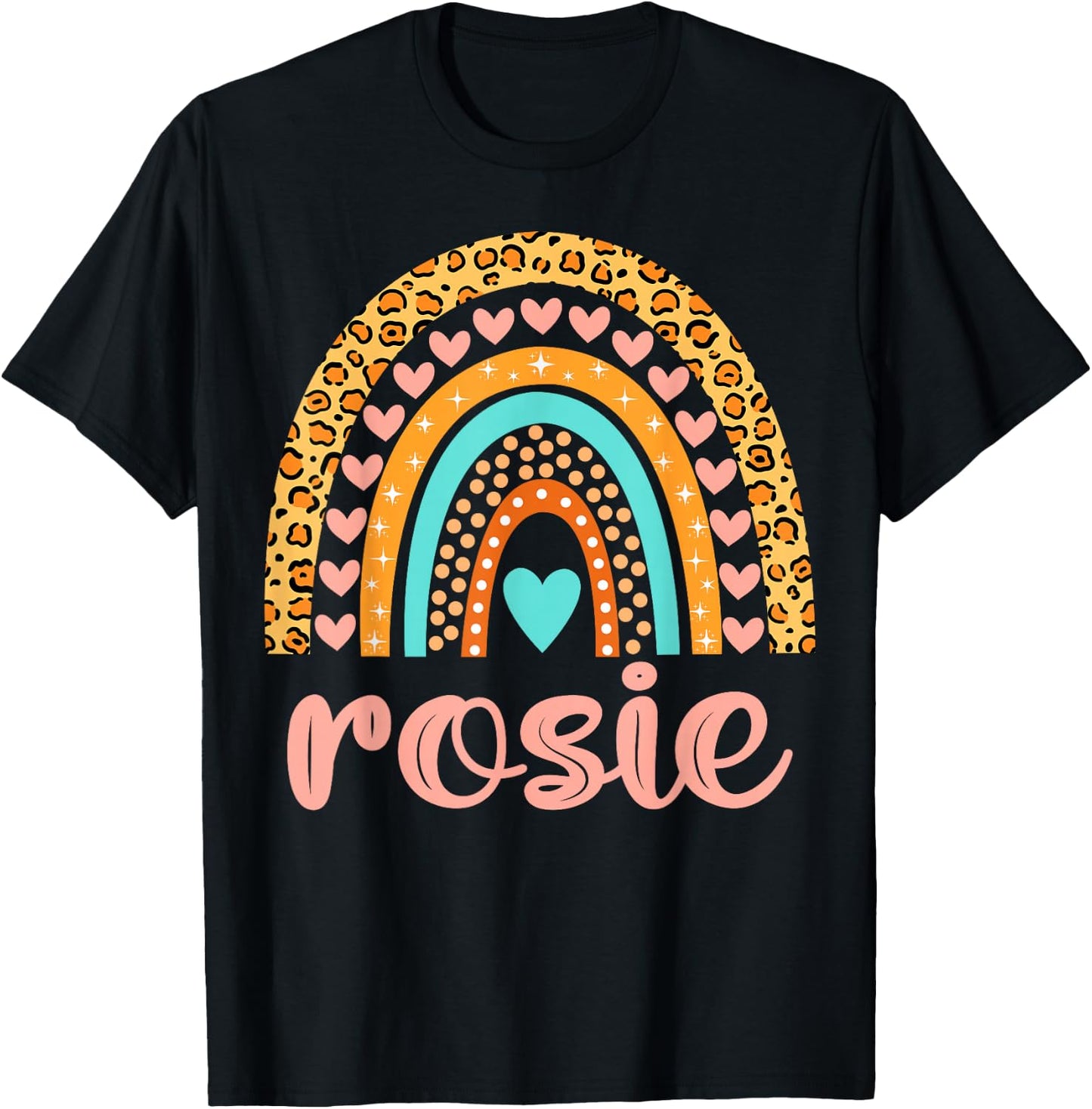 Rosie Rosie Name Birthday Shirt Gift T-Shirt - T-Shirt | Black