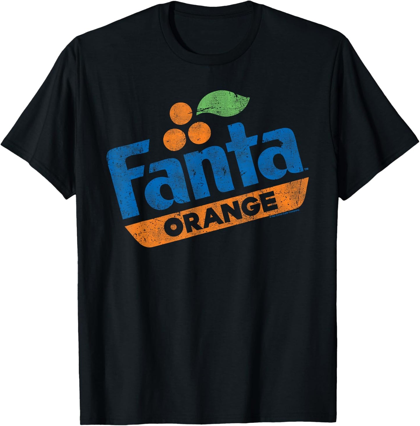 Coca Cola Orange Fanta Twist T-Shirt - T-Shirt | Black